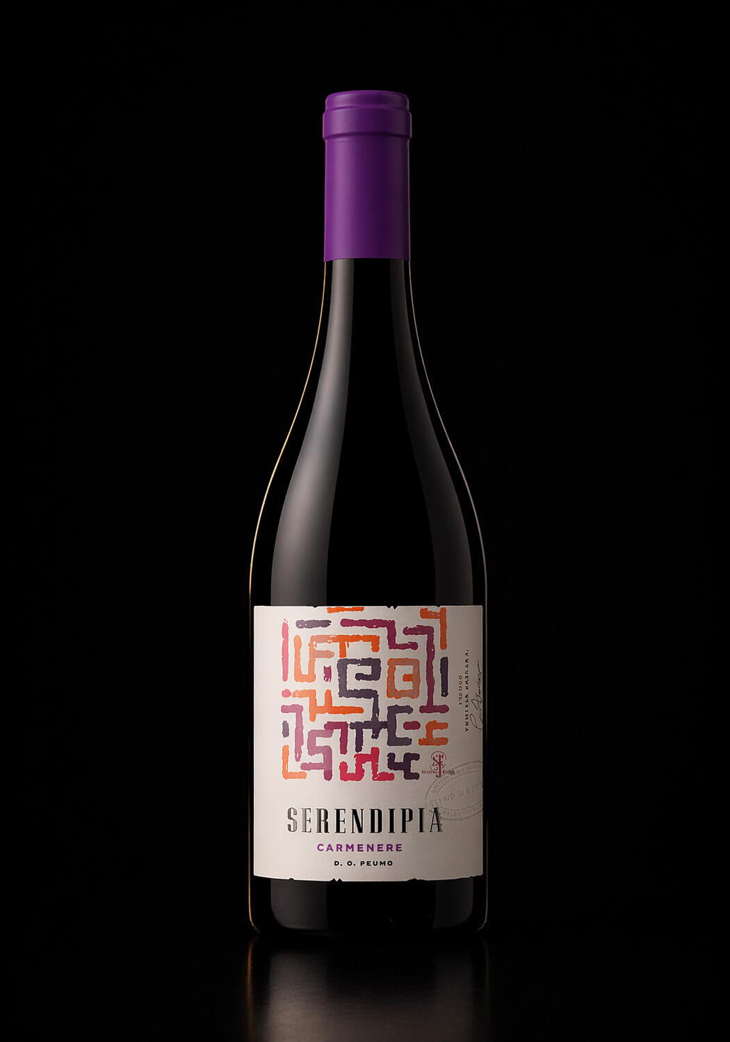 Vinho Tinto Chileno Serendipia Carménère da Curadoria Boutique do Círculo de Curadoria.